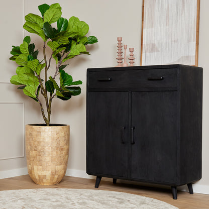Kabinet kast Omaha Black | 100 cm