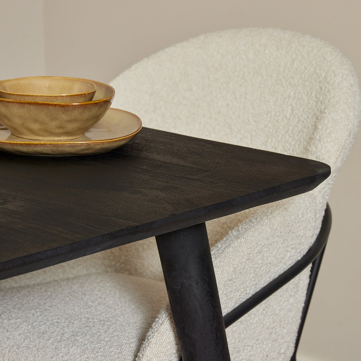 Dining table Omaha Black | 200 cm