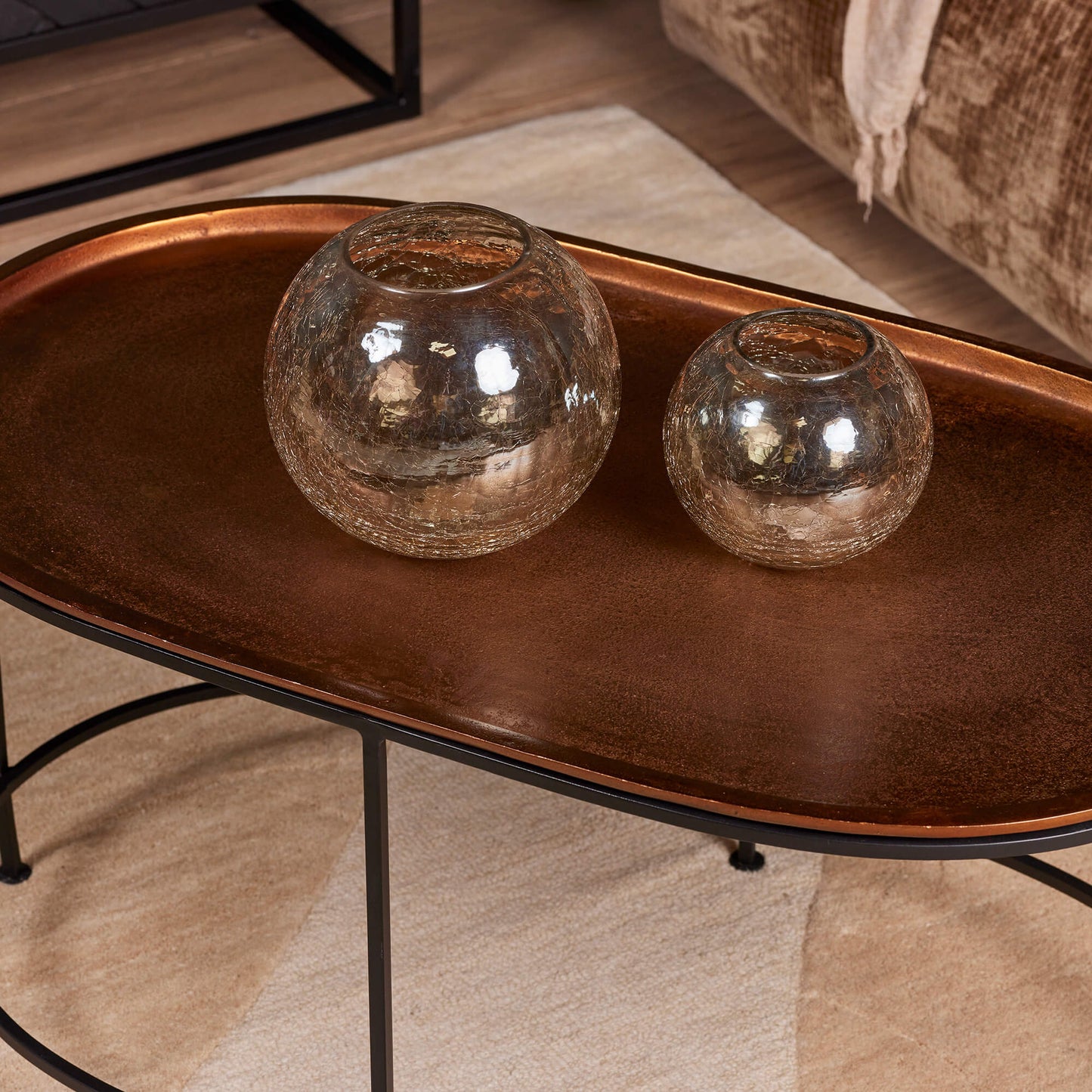 Coffee table Brass | 50 cm