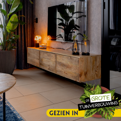 Zwevend tv meubel Vision Naturel | 160 cm