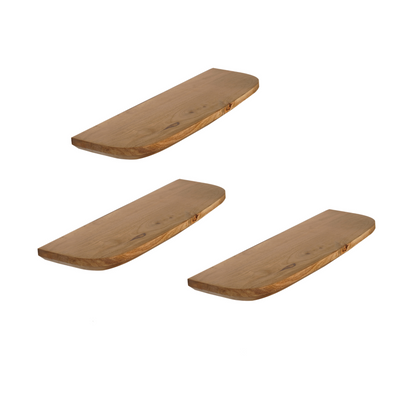 Wall shelf Gusta Natural | 60 cm | Set of 3