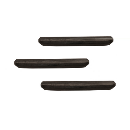 Wall shelf Gusta Black | 60 cm | Set of 3