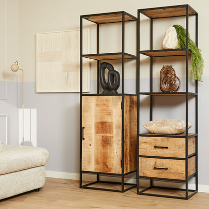 Denver bookcase 1 door | 55 cm