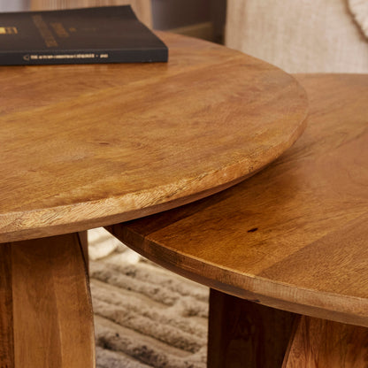 Tense coffee table | 80 cm | Round