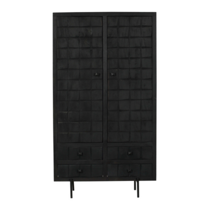 Cabinet Brandy Black | 100 cm