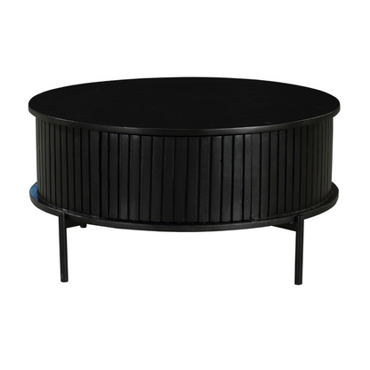 Coffee table Madison Black | 80 cm | Round