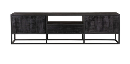 Meuble TV Denver Noir | 180 cm