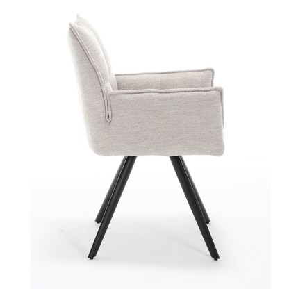 Dining chair Yuni | Natural | With armrest