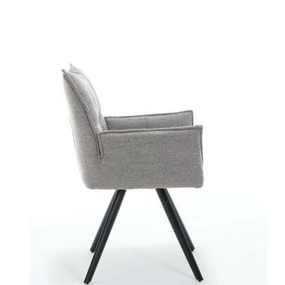 Dining chair Yuni | Steel | With armrest