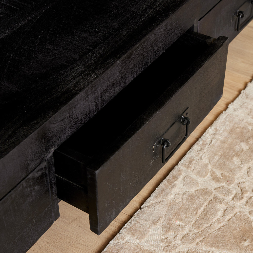 Tv-meubel Boaz Zwart | 180 cm