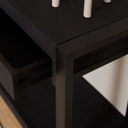 Side table Boaz Black | 180 cm