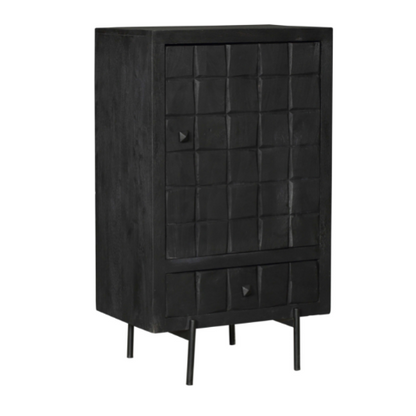 Cabinet cupboard Brandy Black | 60 cm