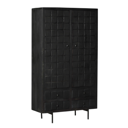 Cabinet Brandy Black | 100 cm