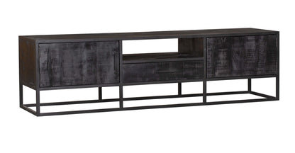 Meuble TV Denver Noir | 180 cm