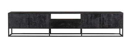 Meuble TV Denver Noir | 240 cm