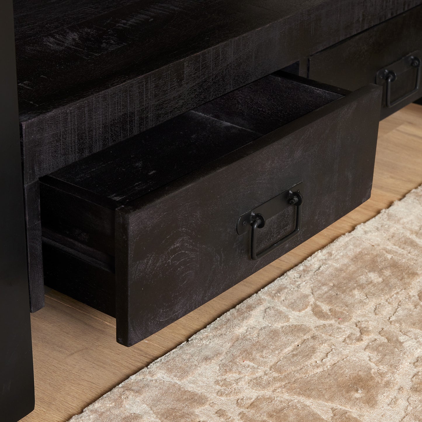 Meuble TV Boaz Noir | 100 cm