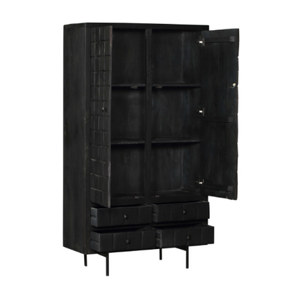 Cabinet Brandy Black | 100 cm