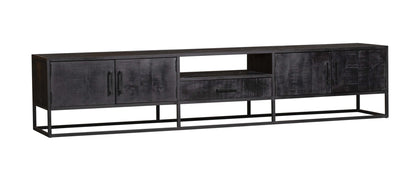 Meuble TV Denver Noir | 240 cm