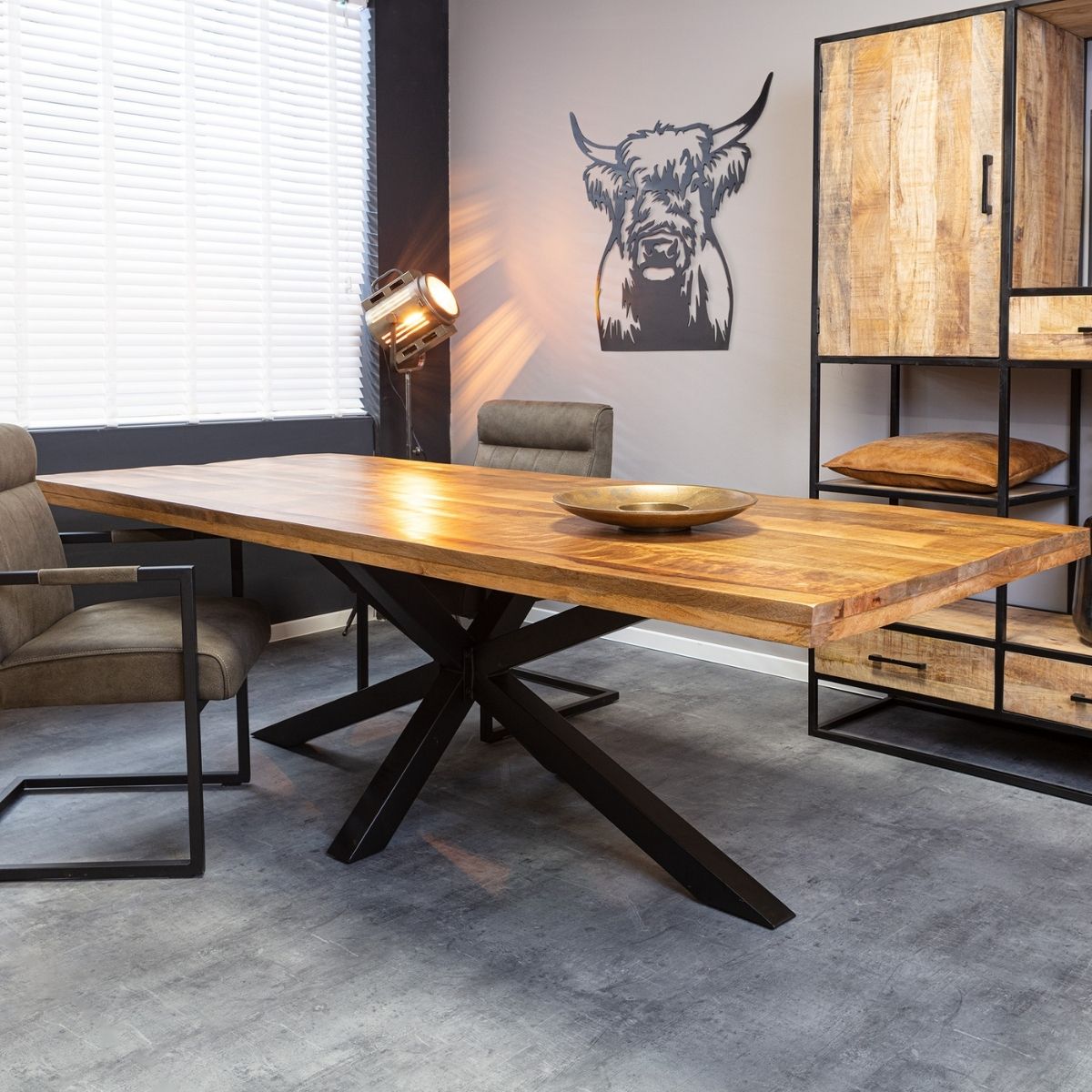 Denver dining table | 220 cm | Rectangle | Matrix leg