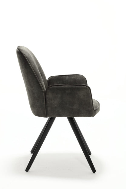 Dining chair Nova | Hunter Green | With armrest