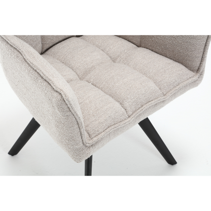 Dining chair Yuni | Natural | With armrest