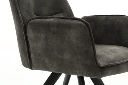 Dining chair Nova | Hunter Green | With armrest