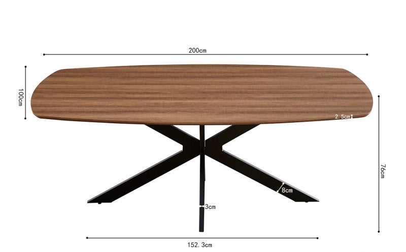 Lumière Eettafel Deens ovaal