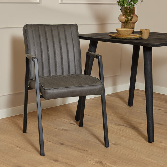 Dining chair Tivoli with armrest | Bull Anthracite