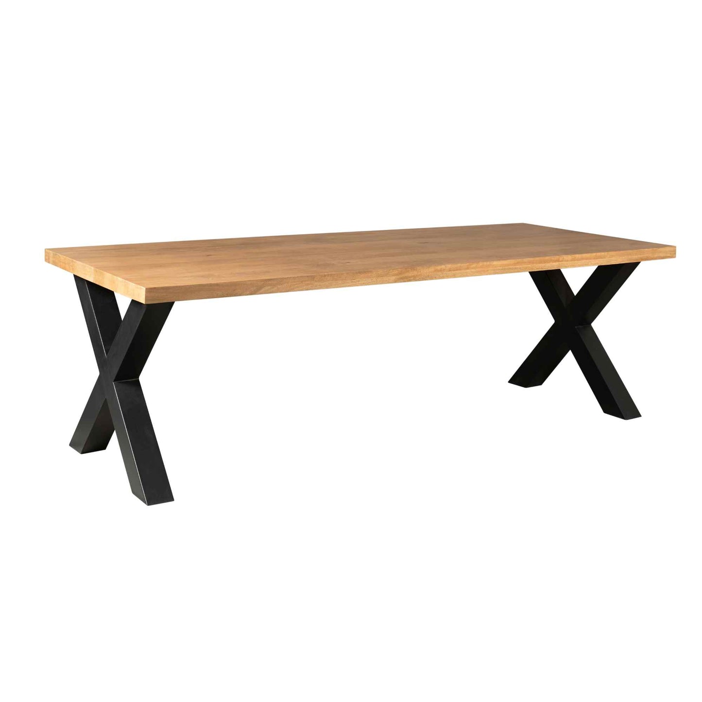 Eettafel Denver | Rechthoek X-poot | 220 cm