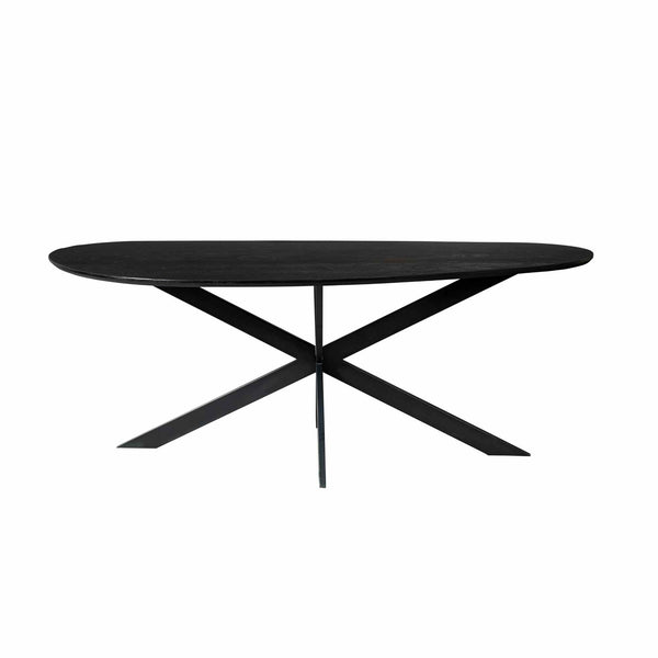 Eettafel Cloud | 210 cm | Eiken | Zwart