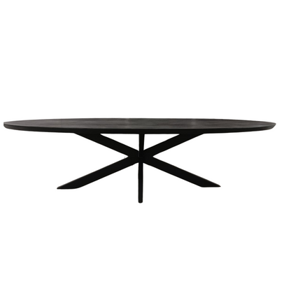 Dining table Brandy Black | 240 cm | Oval 