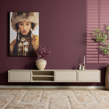 Zwevend tv-meubel Ambiance Naturel | 120 cm