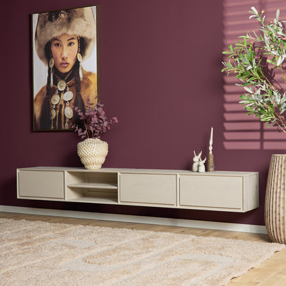Zwevend tv-meubel Ambiance Naturel | 120 cm