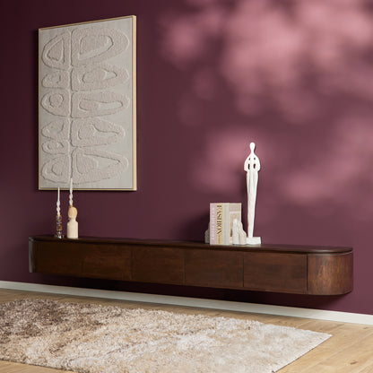 Zwevend tv-meubel Ambiance Naturel | 120 cm