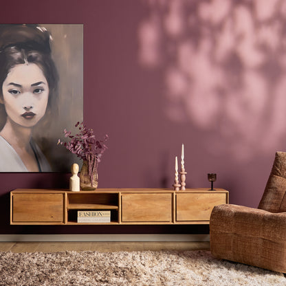 Zwevend tv-meubel Ambiance Naturel | 120 cm