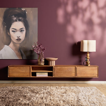 Zwevend tv-meubel Ambiance Naturel | 120 cm