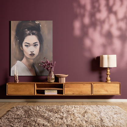 Zwevend tv-meubel Ambiance Naturel | 120 cm