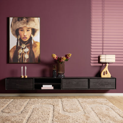 Zwevend tv-meubel Ambiance Naturel | 120 cm