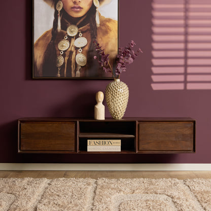 Zwevend tv-meubel Ambiance Naturel | 120 cm