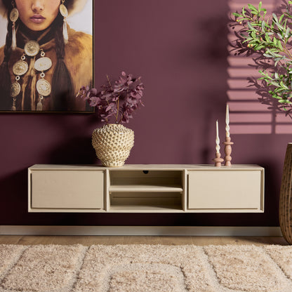 Zwevend tv-meubel Ambiance Naturel | 120 cm