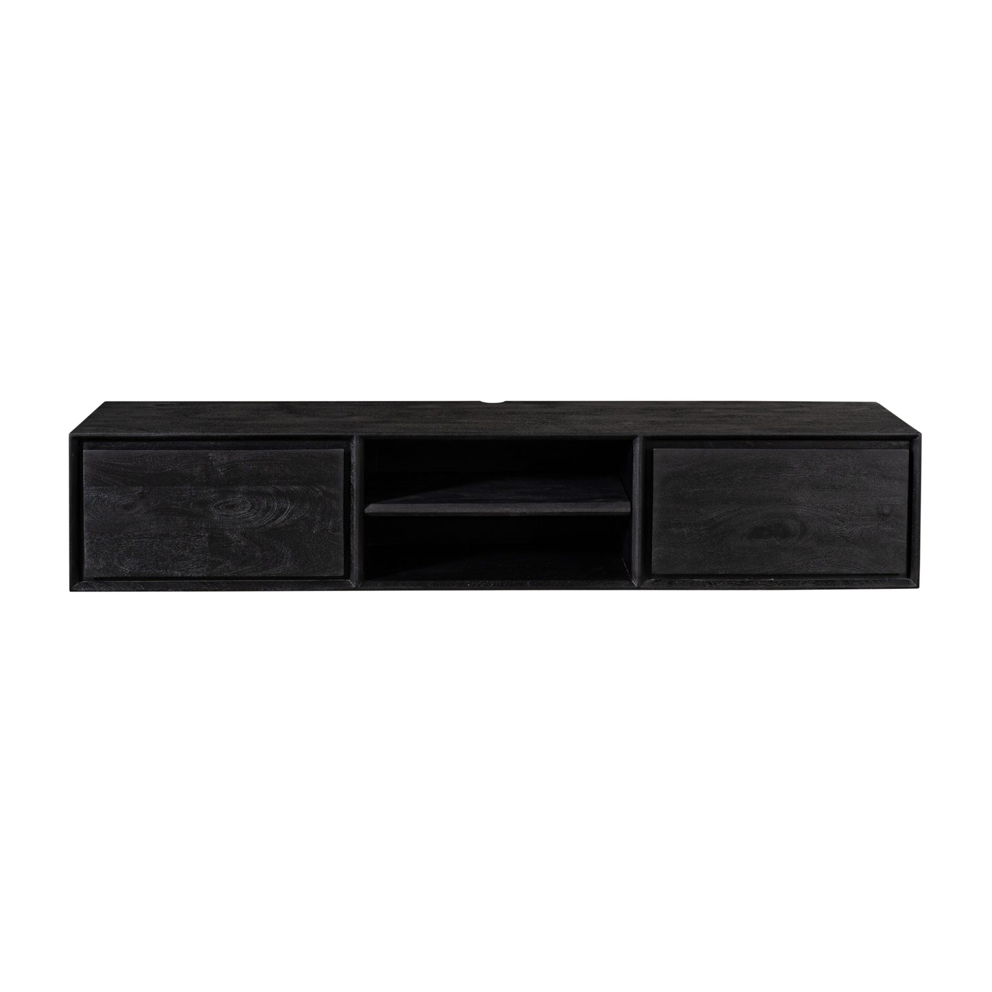 Zwevend tv-meubel Ambiance Zwart | 160 cm