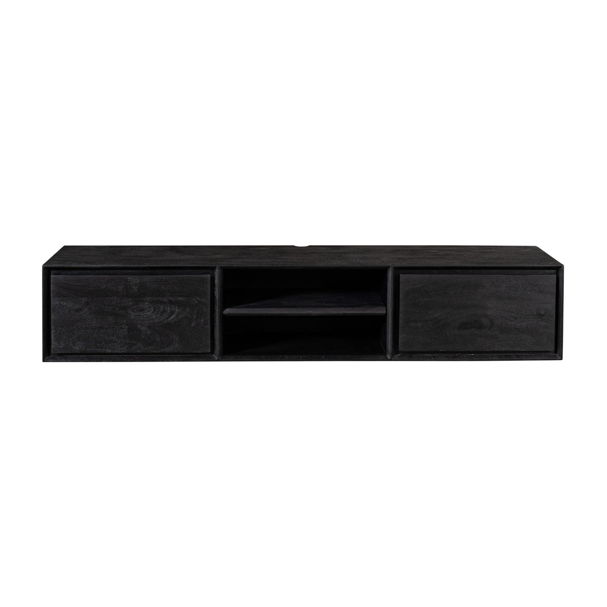 Zwevend tv-meubel Ambiance Zwart | 160 cm