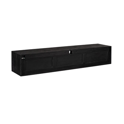 Zwevend tv-meubel Ambiance Zwart | 160 cm