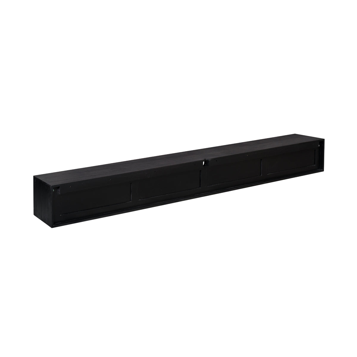 Zwevend tv-meubel Ambiance Zwart | 280 cm