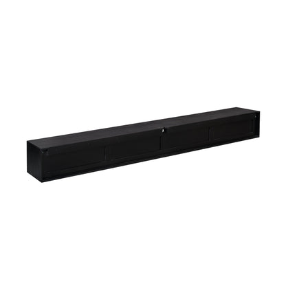 Zwevend tv-meubel Ambiance Zwart | 280 cm