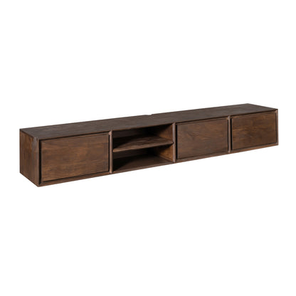Zwevend tv-meubel Ambiance Brown | 200 cm