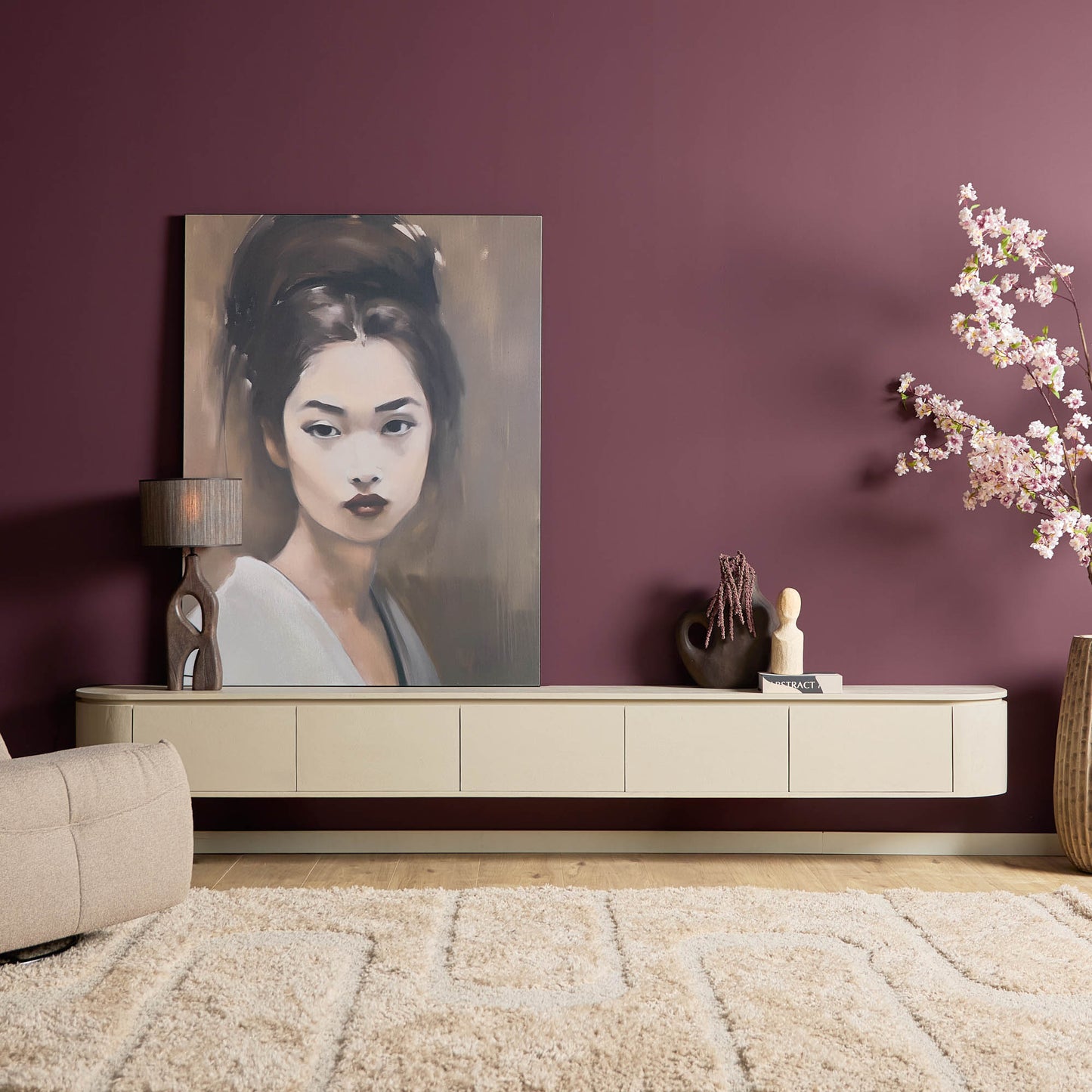 Tv-meubel Excellent Sand | 280 cm