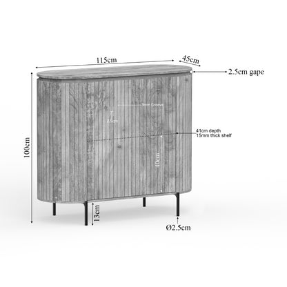 Kast Solana | 115 cm | Naturel