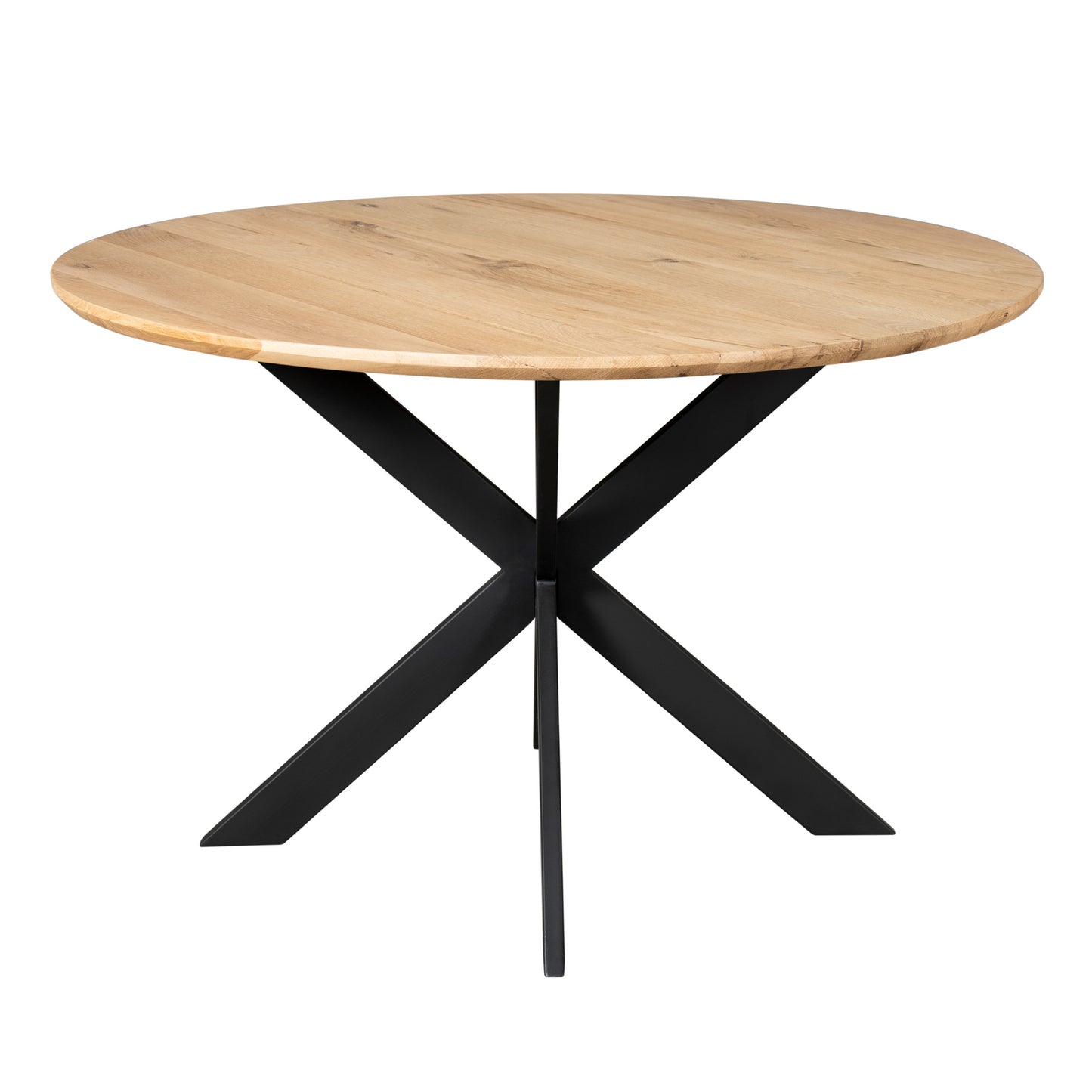 Eiken eettafel Ferris | Rond 130 cm | Naturel