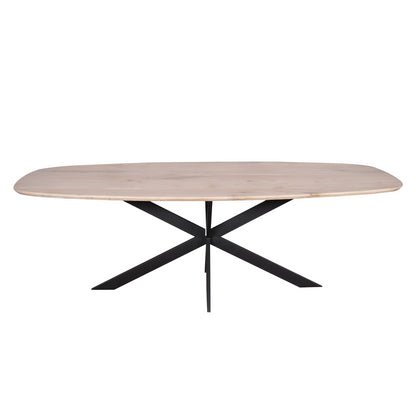 Eiken eettafel Ferris | Deens Ovaal 200 cm | Naturel